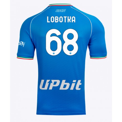 SSC Napoli Stanislav Lobotka #68 Domaci Dres 2023-24 Kratak Rukav